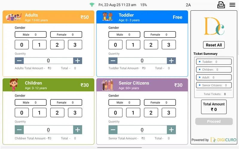 Digicuro Ticketing