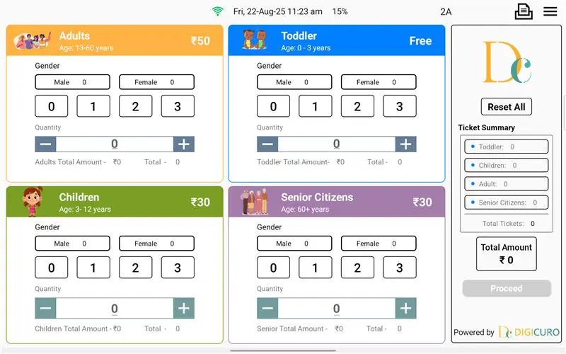 Digicuro Ticketing